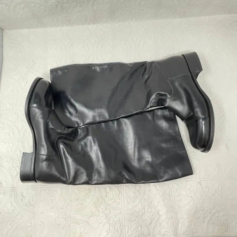 St John Sport Leather Knee High Riding Boots Sz 8.5